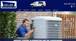Desktop Screenshot of kellerheating.com